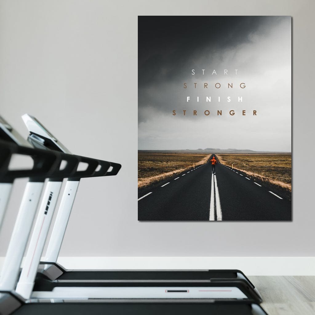 Tablou Canvas Premium LuxCanva® F1024, Calatoria Conteaza , Sportiv, Reusita, Obstacole, Ambitie, Determinare, Living Room, Birou, Culori vibrante