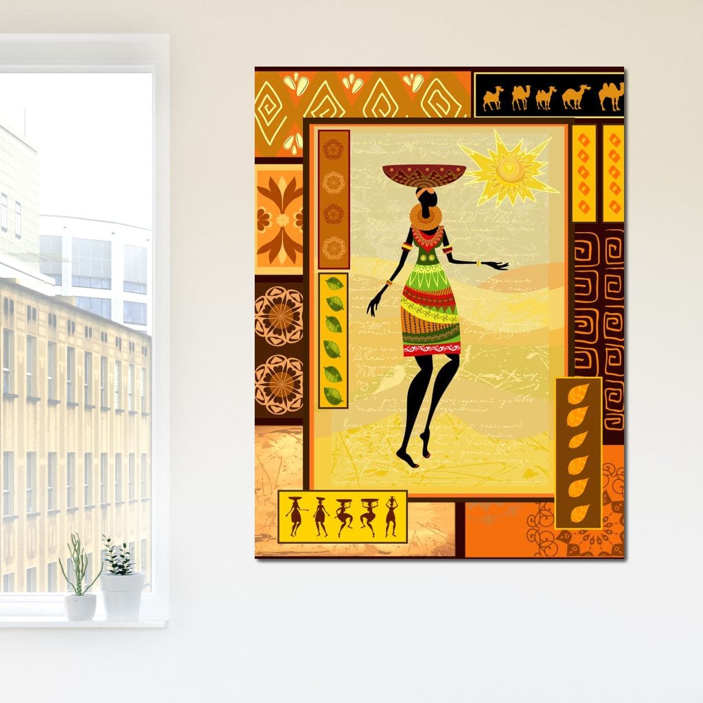 Tablou Canvas Premium, LuxCanva® G1073, Viata de Sub Soare, Drum, Traditie, Arsita, Pasi, Cultura, Pamant, Solar, Etnic, Restaurant, Living, Dormitor