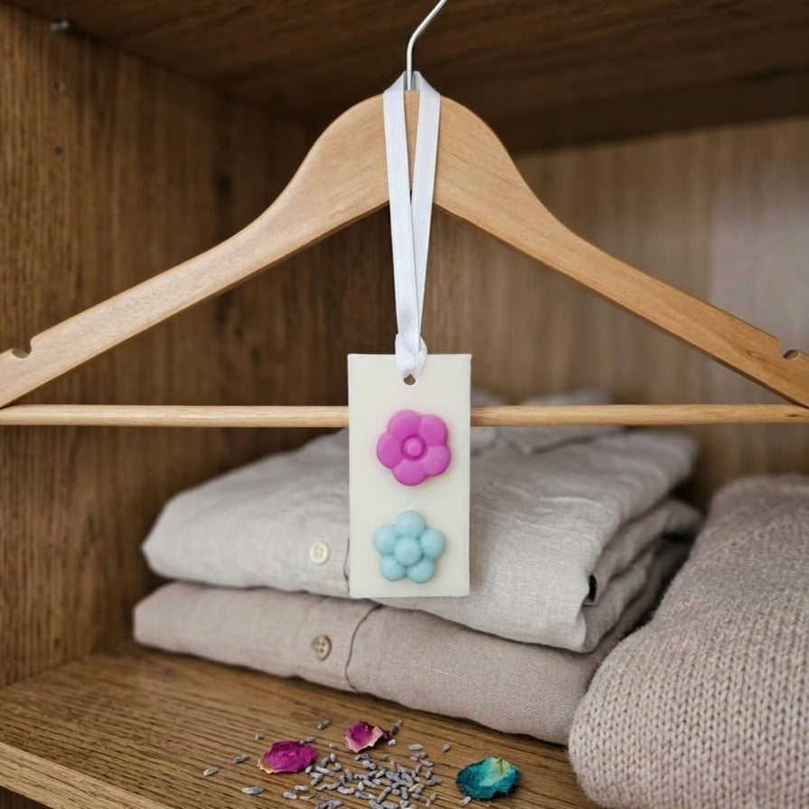 Odorizant din ceara cu flori colorate, tablou canvas pentru perete