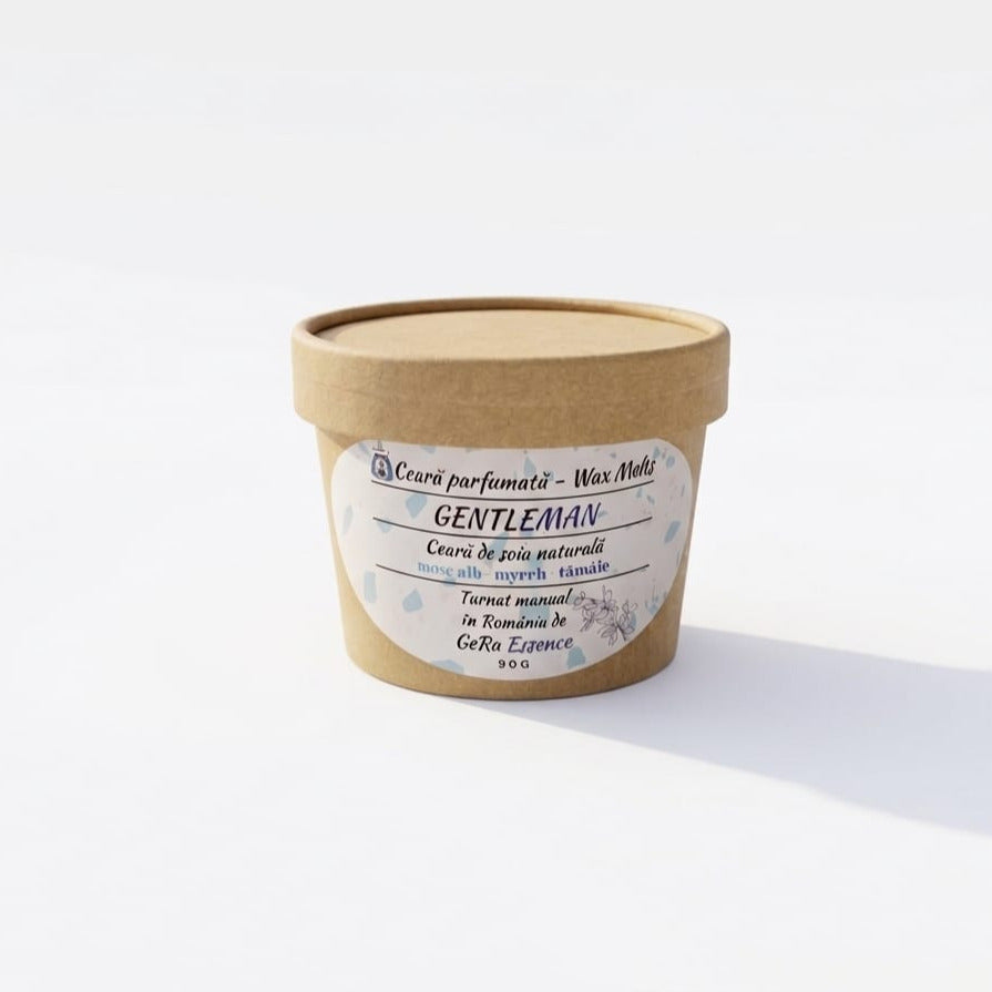 Recipient din carton cu ceara parfumata, tablou canvas pentru perete